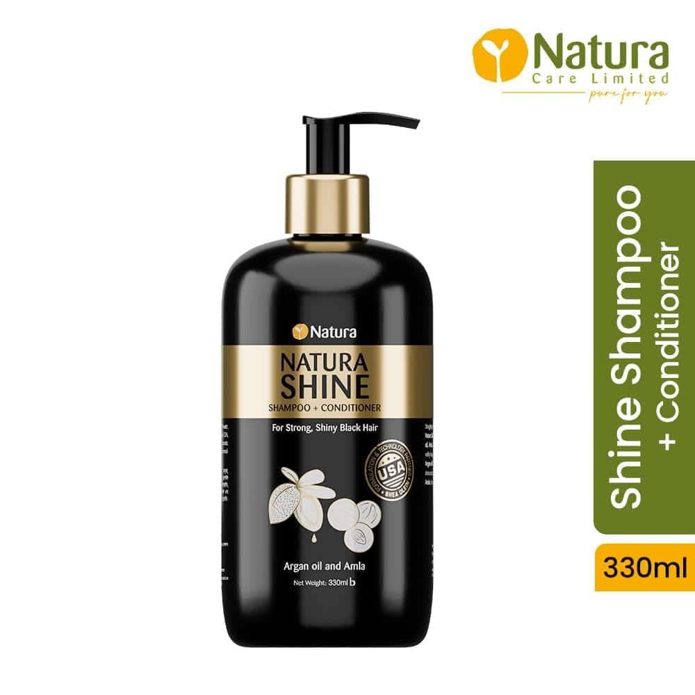 Natura Shine Shampoo + Conditioner – 330ml - thumbnail