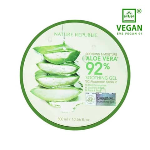 Nature Republic Aloe Vera Soothing Gel 92% Aloe Vera – 300ml