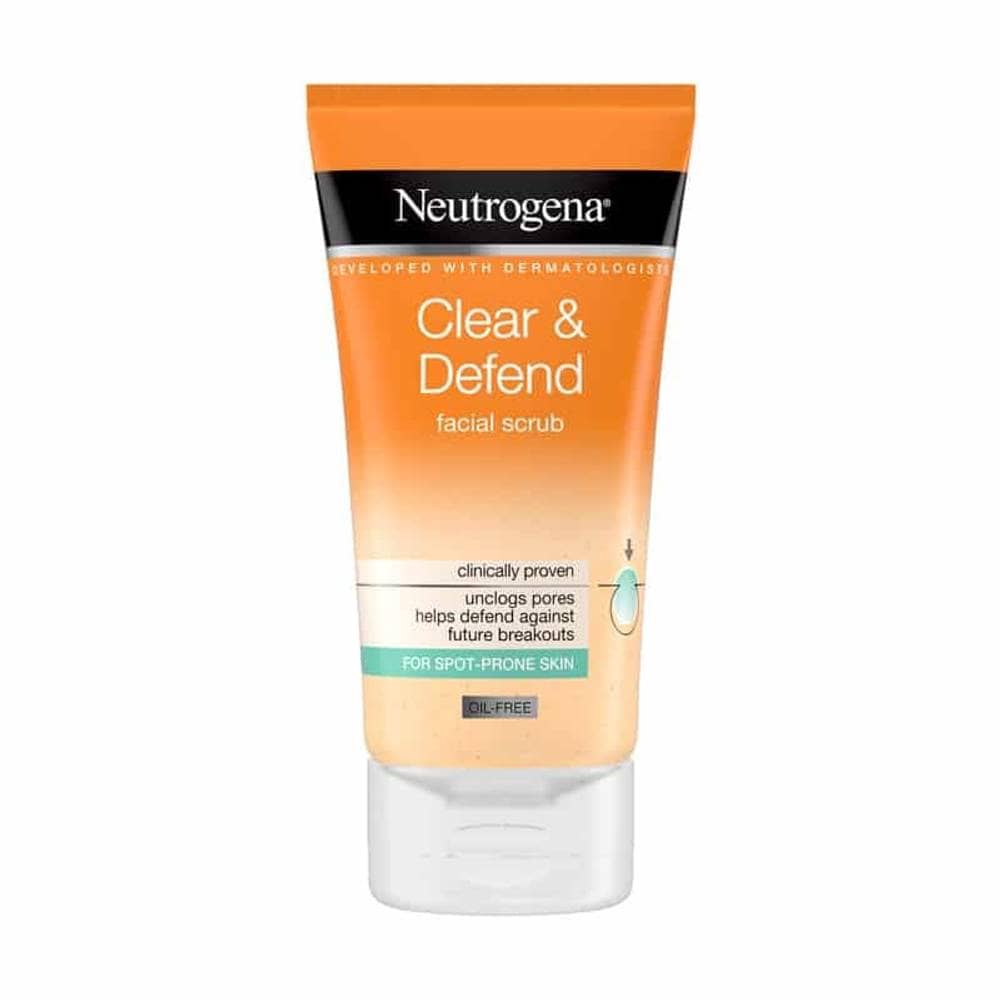 Neutrogena Clear & Defend Facial Scrub – 150ml - thumbnail