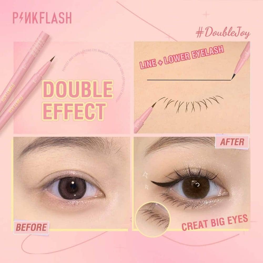 Pink Flash Hypersharp Waterproof Eyeliner – Brown - thumbnail