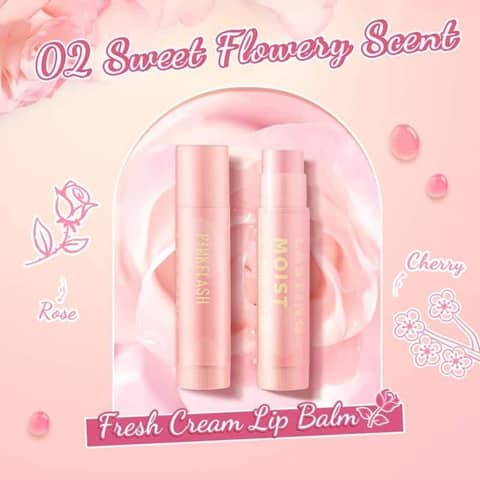 Pink Flash Lip Balm Soft Lips Moisturize L03 – #04 Sweet Flowery