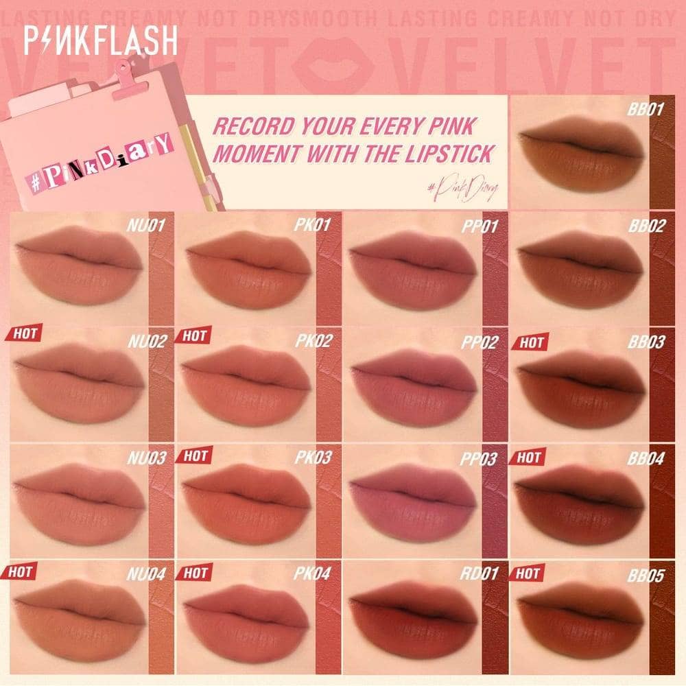 Pink Flash Silky Velvet Lip Cream L04 – NU04 - thumbnail