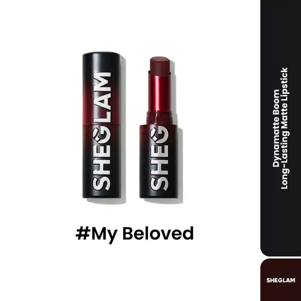 SHEGLAM Ember Rose Long Lasting Matte Lipstick – My Beloved - thumbnail