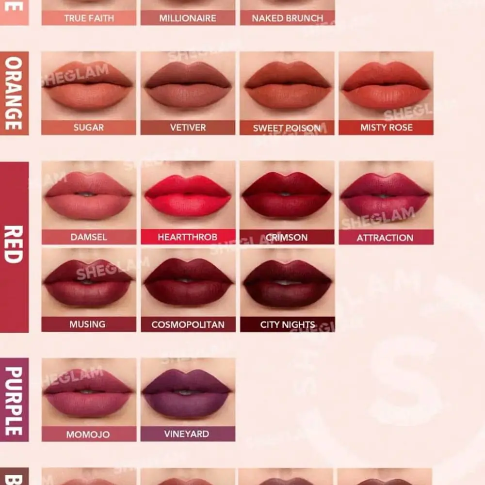 SHEGLAM Matte Liquid Lipstick – Attraction - thumbnail