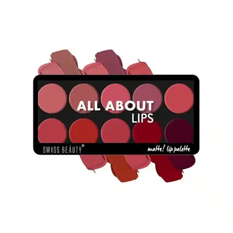 Swiss Beauty All About Lipstick Palette 01