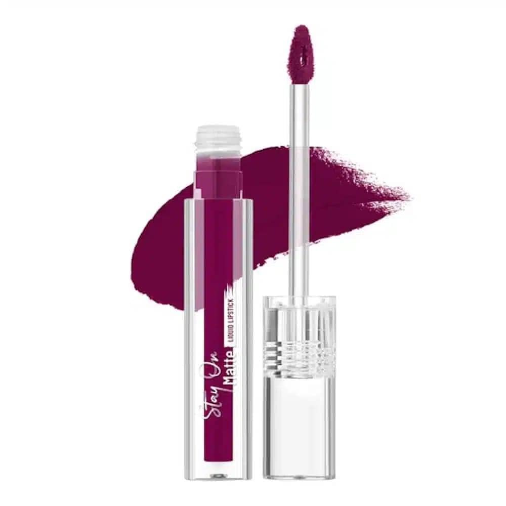 Swiss Beauty All Day Liquid Lipstick Classic Purple 13 - thumbnail