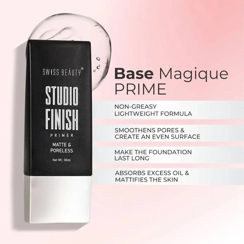 Swiss Beauty Studio Finish Primer – 30ml - thumbnail