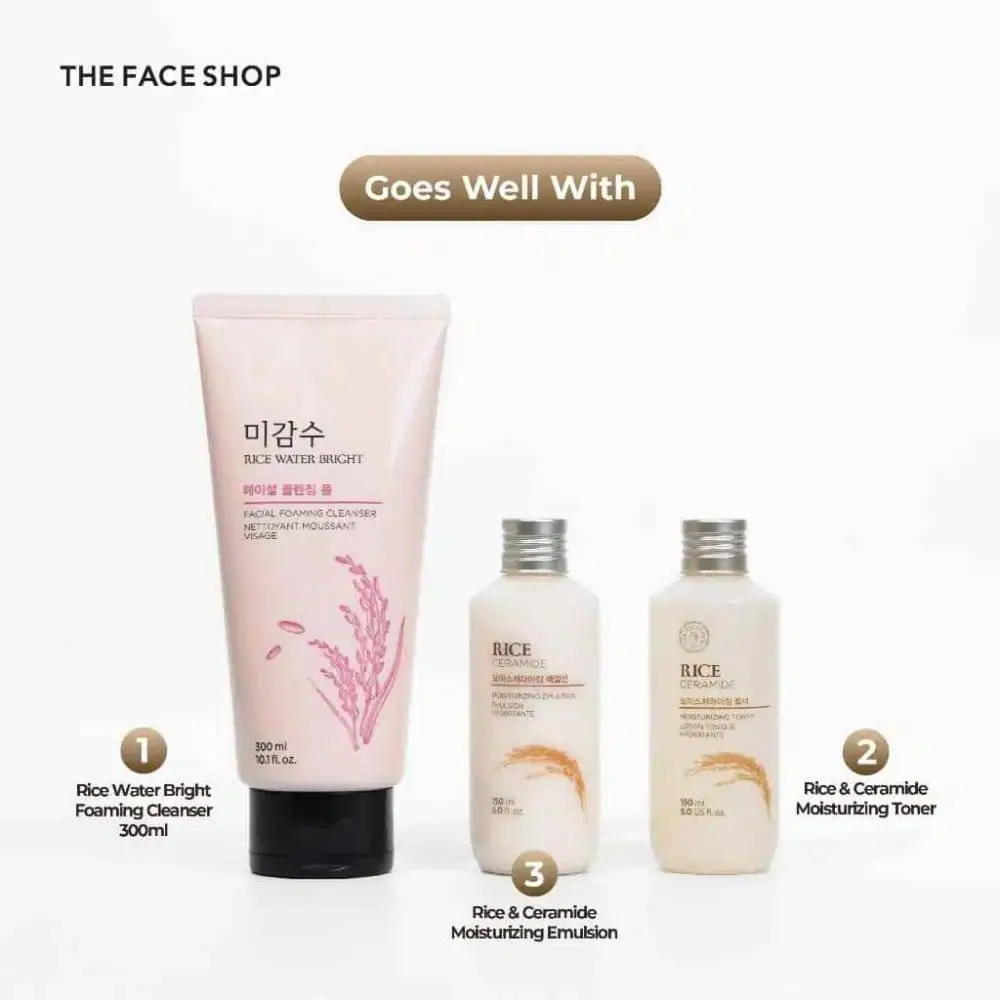 The Face Shop Rice & Ceramide Moisturizing Cream – 50ml - thumbnail