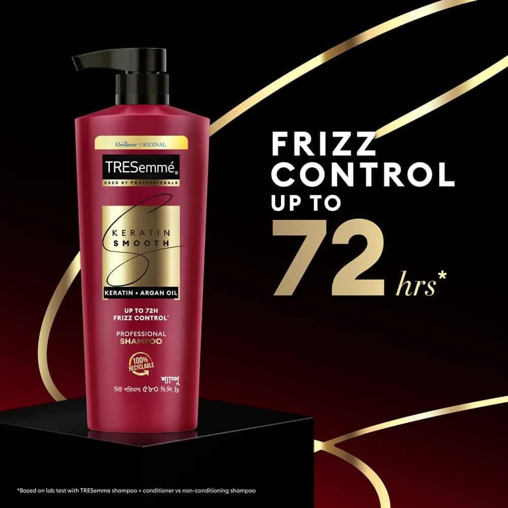 Tresemme Keratin Smooth Shampoo – 580ml - thumbnail