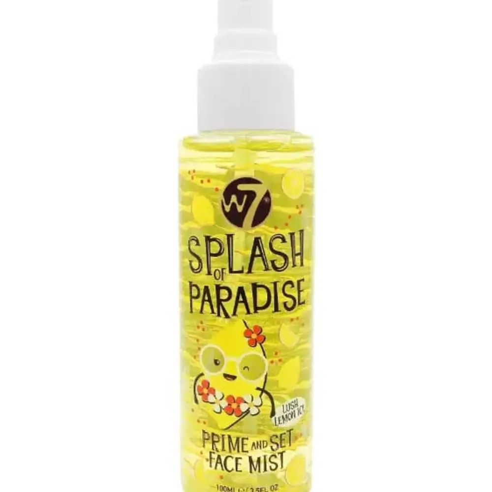 W7 Splash Of Paradise Prime And Set Face Mist – Lush Lemon Ice - thumbnail