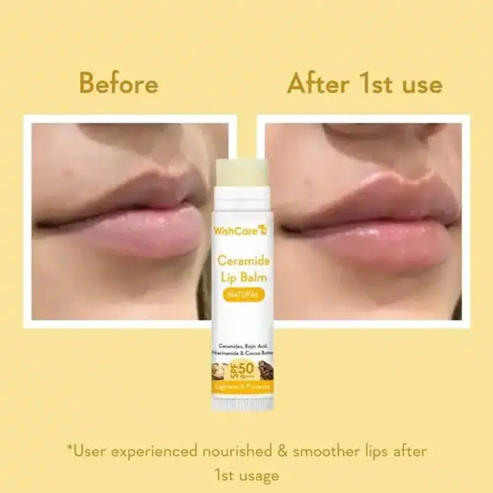 WishCare Ceramide Natural Lip Balm with SPF 50 PA+++ 5g - thumbnail