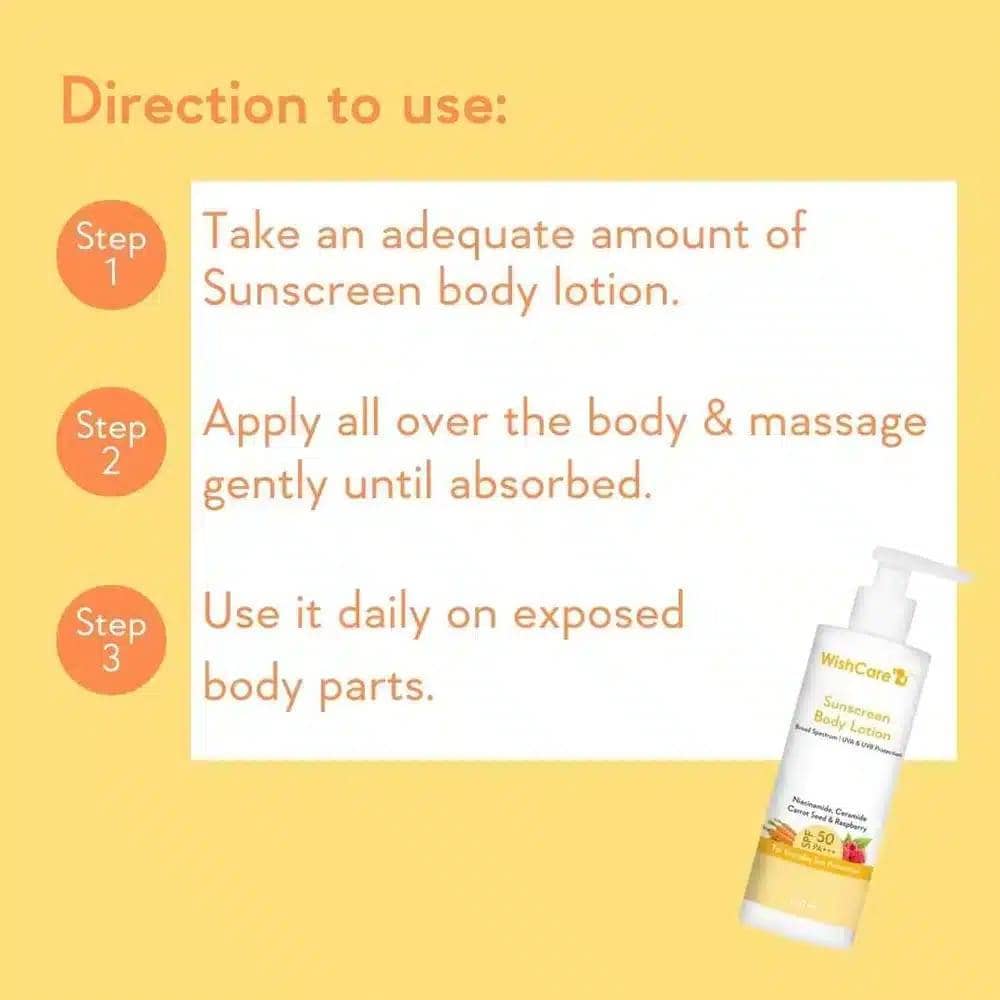 WishCare Sunscreen Body Lotion SPF 50 PA+++ - thumbnail