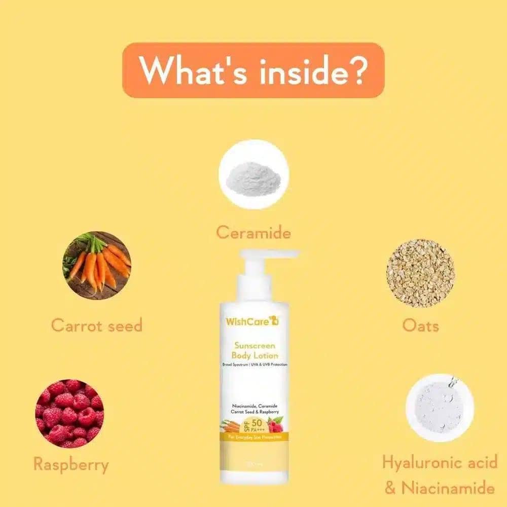 WishCare Sunscreen Body Lotion SPF 50 PA+++ - thumbnail