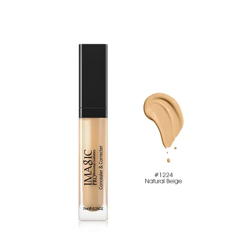 Imagic Concealer & Corrector Natural Beige 1224 tube, upright on a white background, highlighting product details. - thumbnail