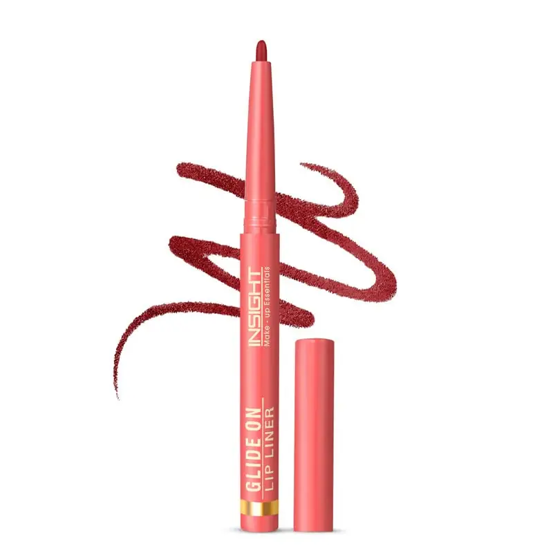 Uncapped Insight Glide On Lip Liner revealing the light nude-pink Its Light 06 tip. - thumbnail