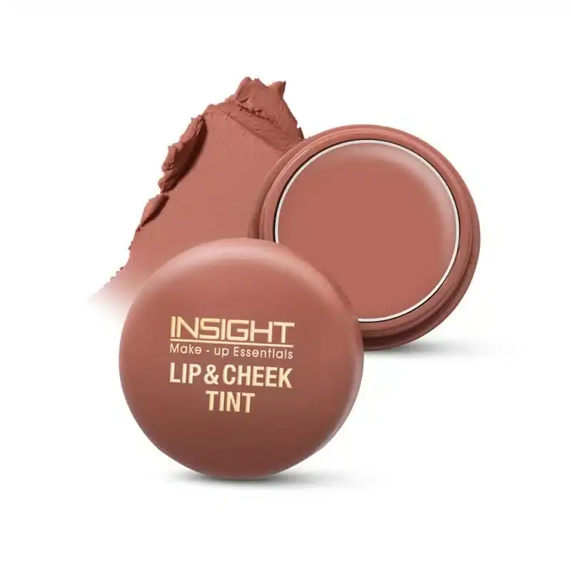 Insight Cosmetics Lip & Cheek Tint in Irish Cream, clear tube with black cap, standing upright. - thumbnail