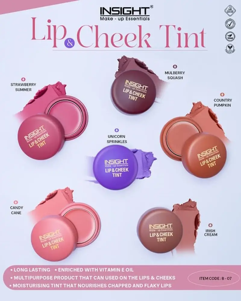 Close-up of Insight Cosmetics Strawberry Summer tint, applicator wand with red liquid visible. - thumbnail