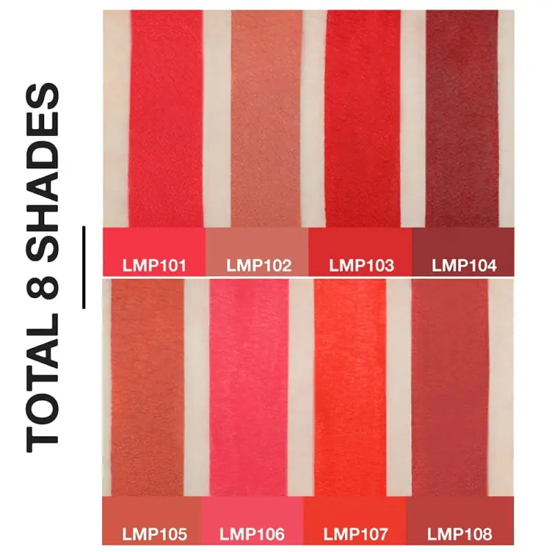 JCat Beauty Lip Lock Liquid Lipstick LMP108 Blessed tube lying horizontally, applicator visible. - thumbnail