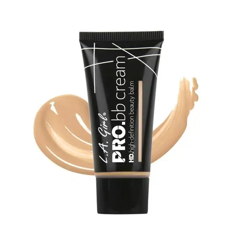 LA Girl HD Pro BB Cream in Fair shade, white tube with black cap, standing upright. - thumbnail