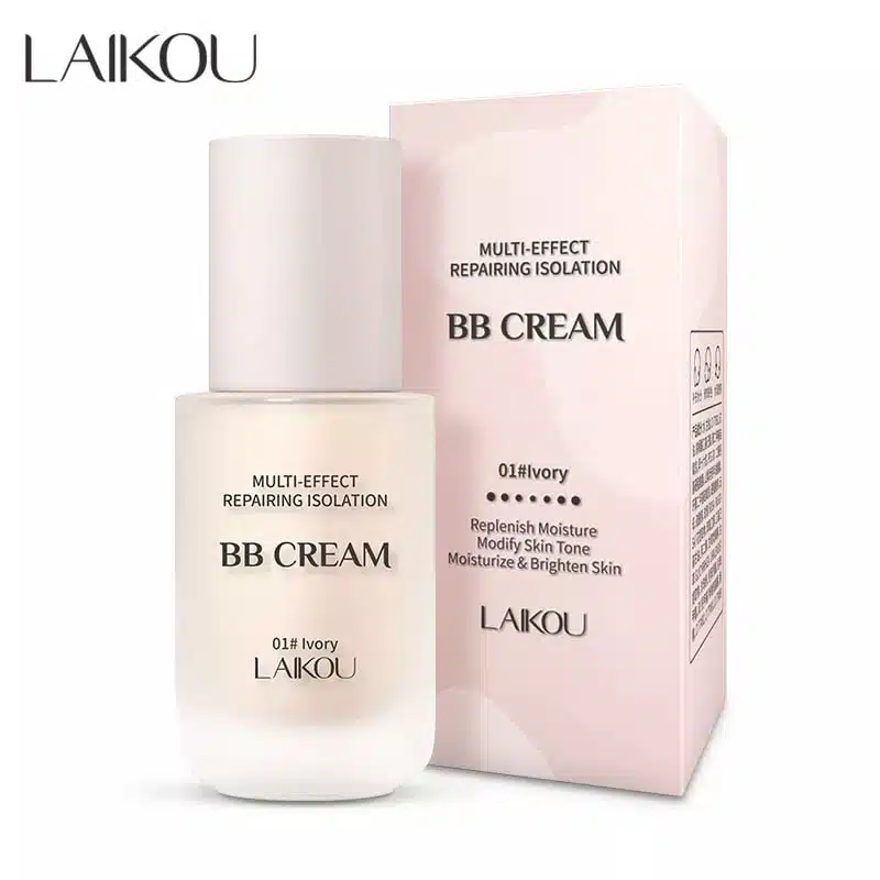 LAIKOU Isolation BB Cream 30g tube, light lavender with white cap, displayed upright. - thumbnail