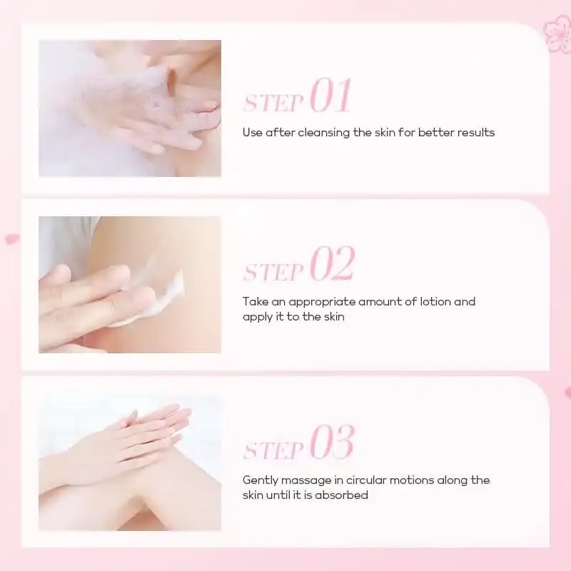 LAIKOU Japan Sakura underarm whitening cream tube with cap off, showing white cream texture. - thumbnail