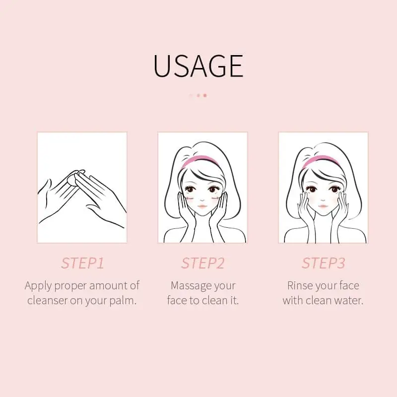 Laikou Lily Refreshing Cleanser 100gm white tube with a small product swatch. - thumbnail