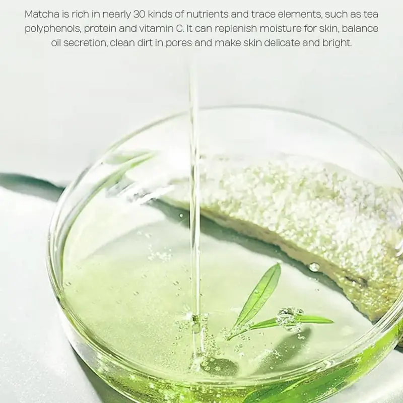 Two Laikou Matcha Mud Mask jars side-by-side, one closed and one open with green mud. - thumbnail