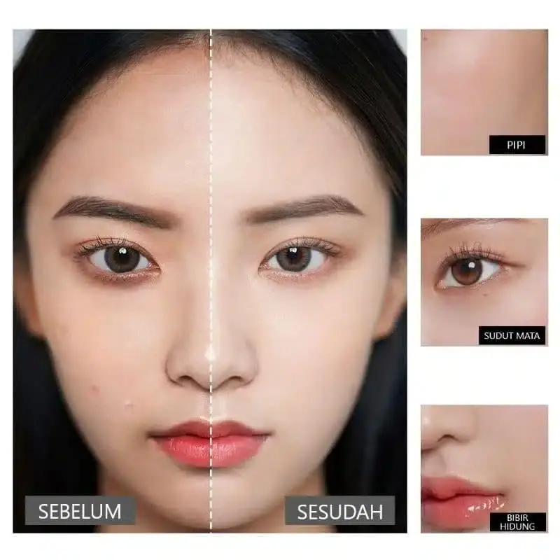 Close-up of Lameila BB Cream Ivory 01 tube nozzle with a fresh drop of product. - thumbnail