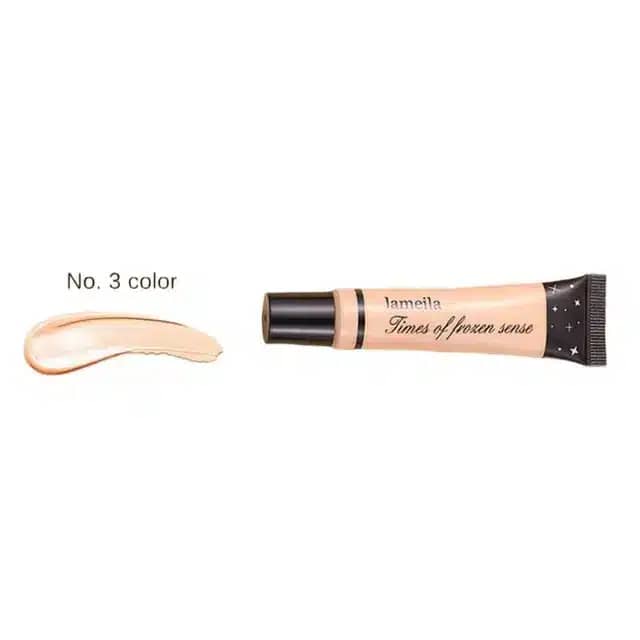 Full view of Lameila Color Corrector Concealer 03, white tube with purple details, cap on, standing. - thumbnail