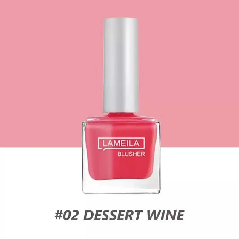 Upright Lameila Liquid Blush Dessert Wine 02 in clear tube, showing reddish tint. - thumbnail