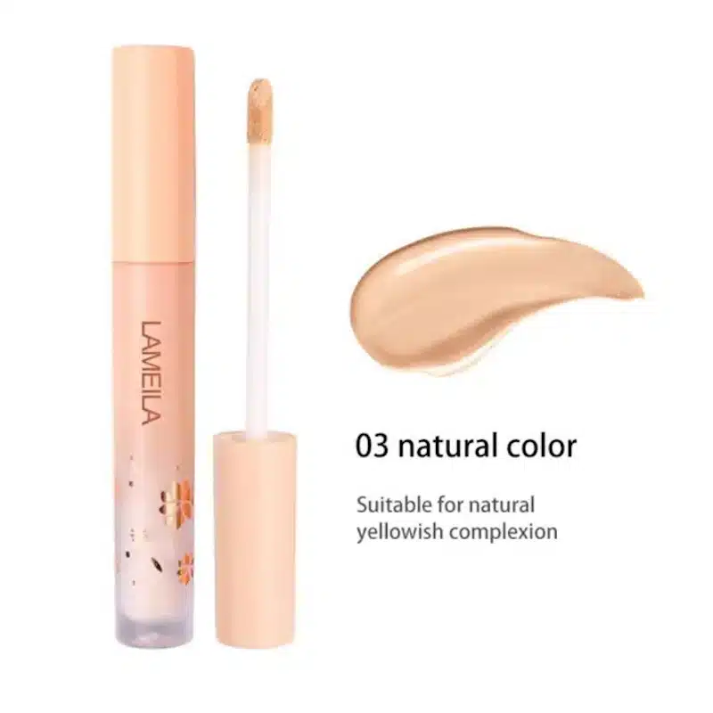 Lameila Waterproof Concealer Natural 03 tube standing upright, showcasing the brand and shade details. - thumbnail