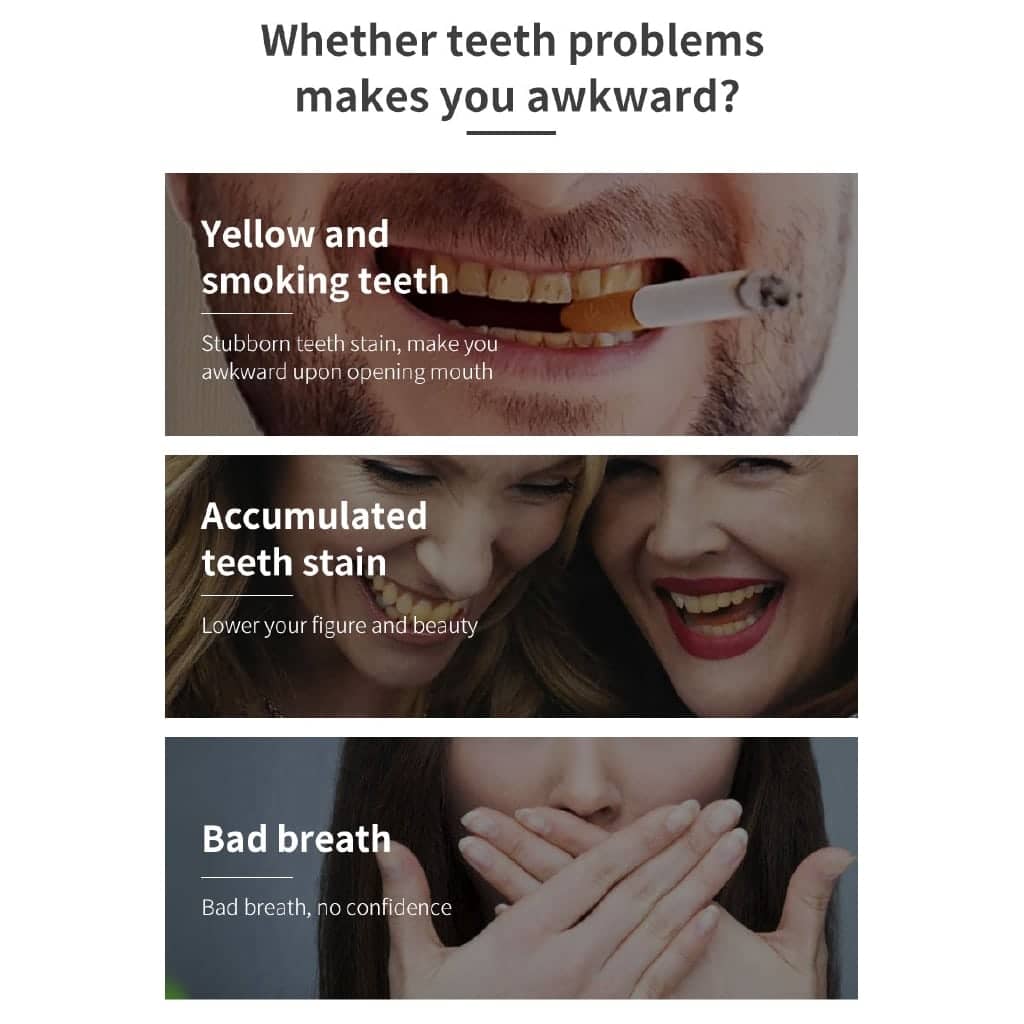 Lanbena Teeth Whitening Powder 55g jar with fine white powder on small scoop. - thumbnail