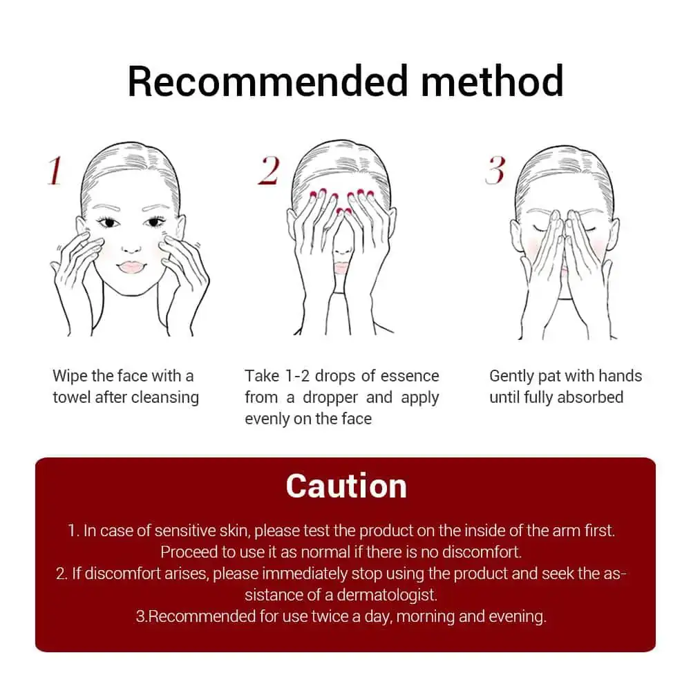 Lanbena Whitening Essence Oil bottle carefully placed inside its elegant open white box. - thumbnail