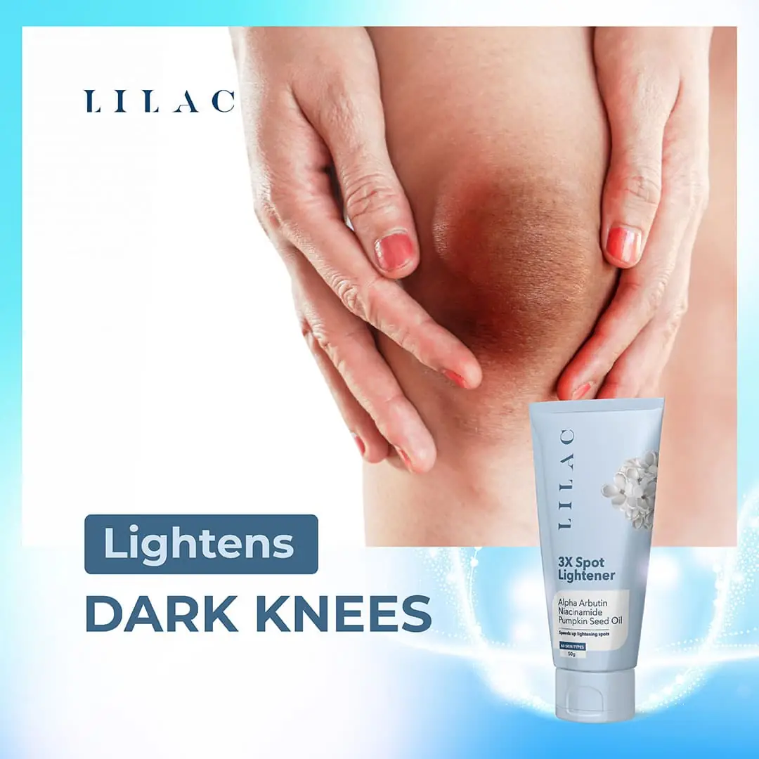 LILAC 3X Spot Lightener Cream 50g jar with purple lid off, revealing protective inner seal. - thumbnail