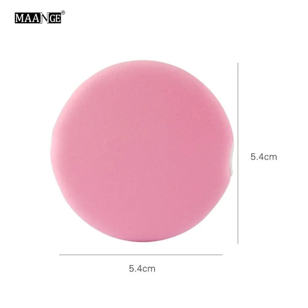 Collection of Maange pink teardrop makeup sponges, showing both packaged and individual pieces. - thumbnail