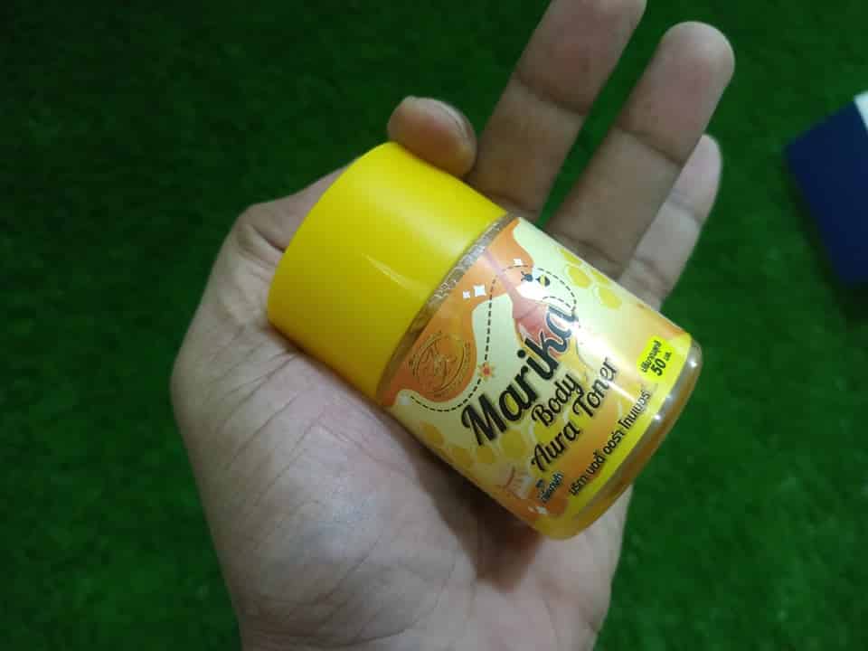 Two Marika Toner bottles, one standing and one tilted, highlighting the product's full packaging. - thumbnail