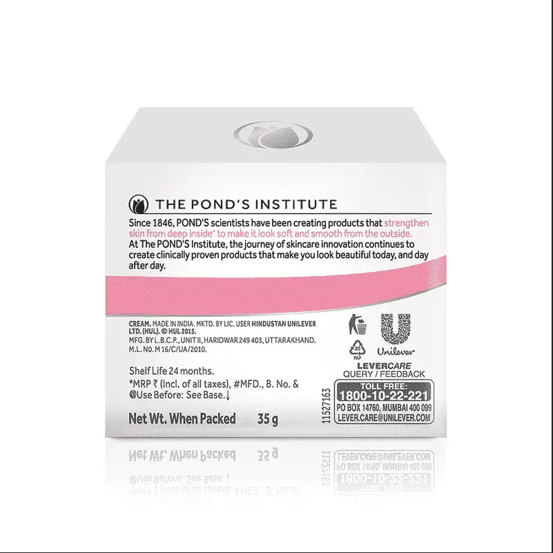 Two Ponds White Beauty cream jars, side view, showing matching pink lids. - thumbnail