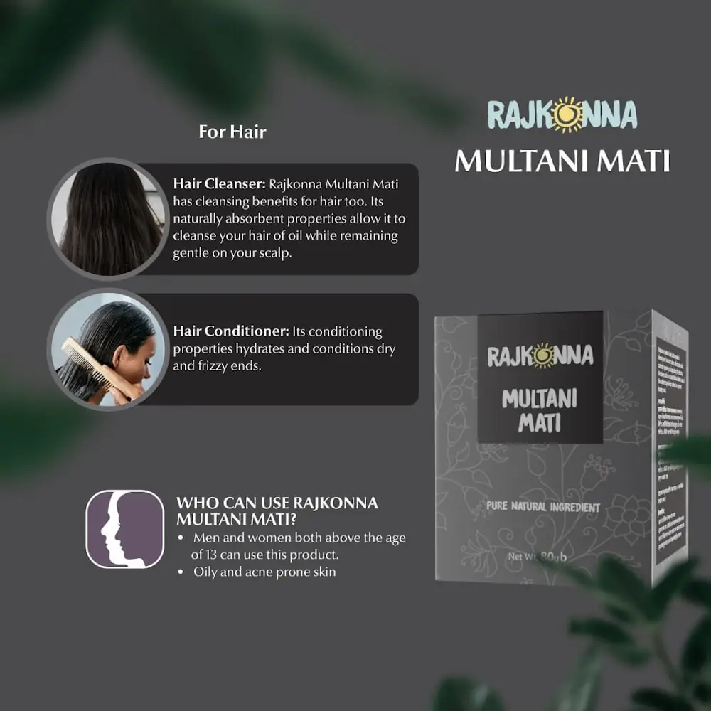 Rajkonna Multani Mati Powder mixed with water, forming a smooth, ready-to-use light beige face pack. - thumbnail