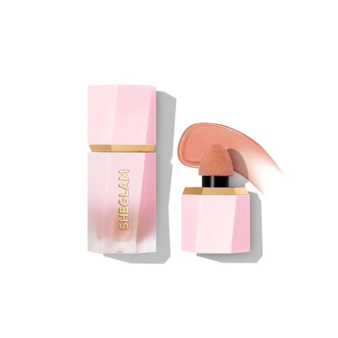 Sheglam Color Bloom Liquid Blush in Hush Hush, a soft pink shade in sleek tube packaging. - thumbnail