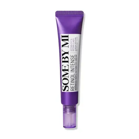 SOME BY MI Retinol Intense eye cream 30ml in a dark grey tube with silver cap.