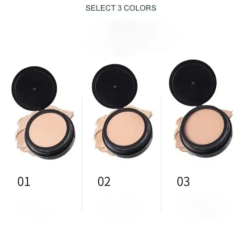 Open Lameila Svmy Air Cushion BB Cream compact showing mirror, cushion sponge, and puff applicator. - thumbnail