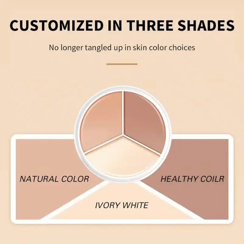 Close-up of SVMY 3-in-1 concealer stick, open with twisted up light and dark shades. - thumbnail