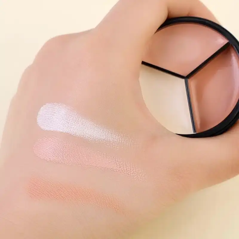 Lameila SVMY FT Concealer tube angled, showing applicator wand and light beige swatch. - thumbnail