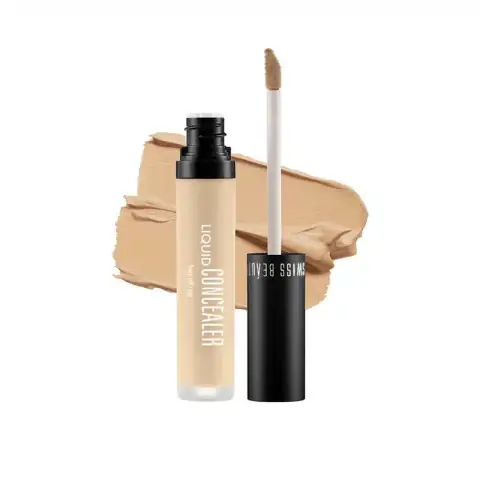 Swiss Beauty Liquid Concealer in Sand Sable 02, a full bottle standing upright on a clean background.