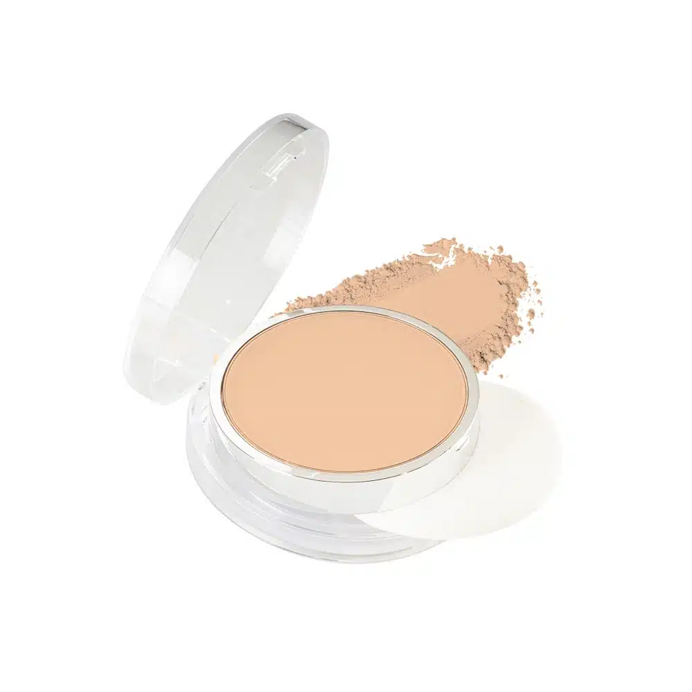 Swiss Beauty Matte Pressed Powder Very Natural 02 compact, closed, showing brand logo and shade. - thumbnail