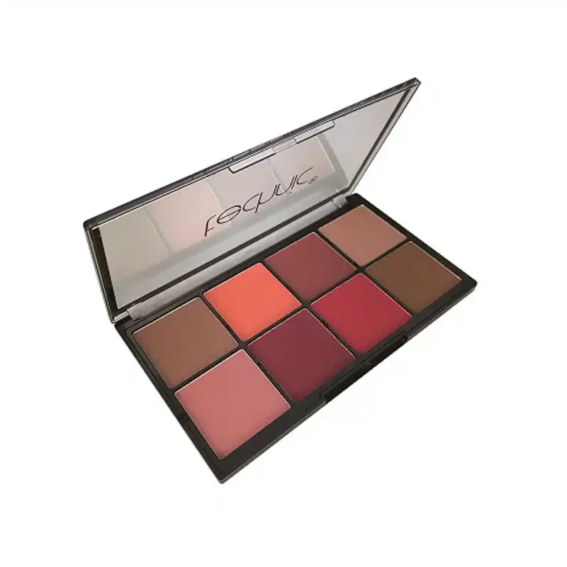 Technic Jungle Fever palette open, revealing six matte blush and shimmering highlight shades. - thumbnail