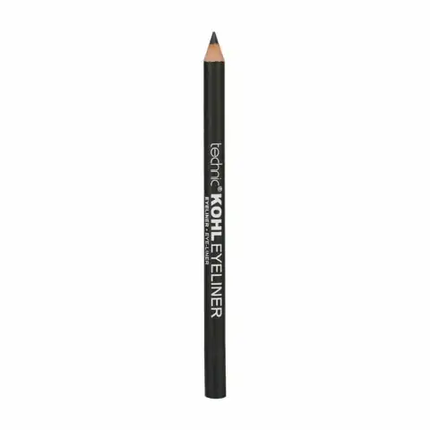 Upright Technic Kohl Eyeliner Pencil with silver cap, showcasing its black kohl tip.