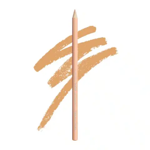 Wet N Wild Nude Kajal pencil, "Calling Your Buff" shade, standing with cap on.